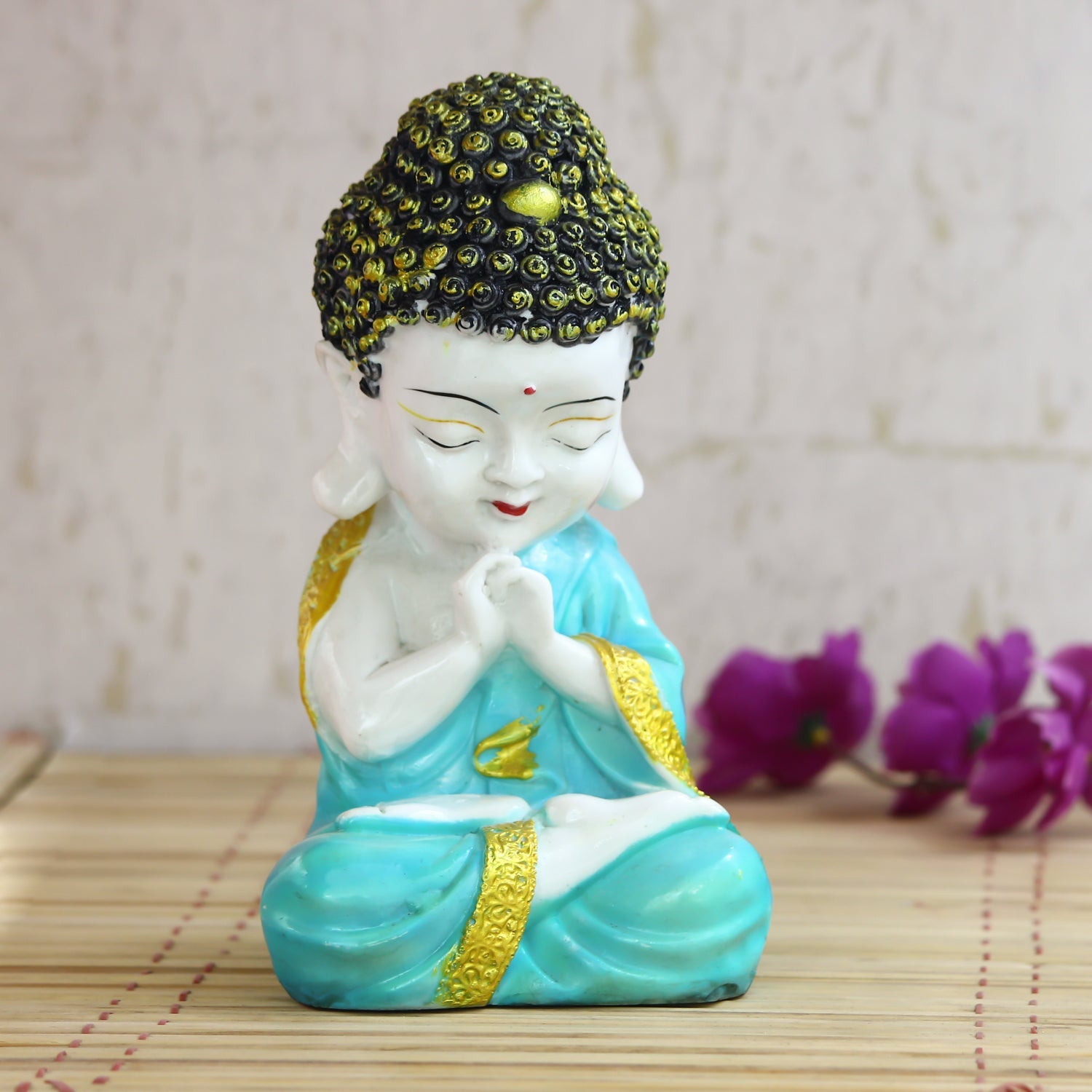 Praying Monk Buddha Kafalo