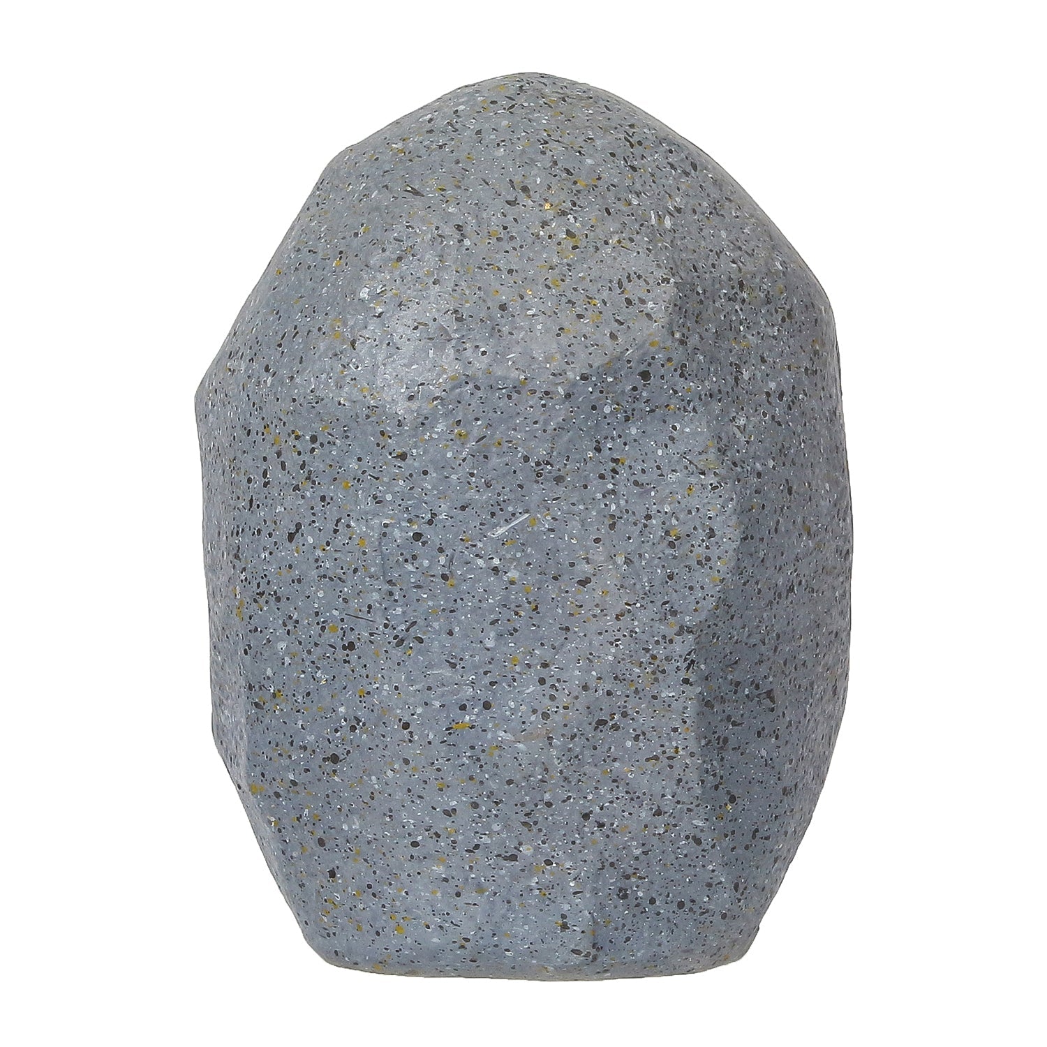 Grey & Golden Peaceful Lord Buddha Face Statue Kafalo