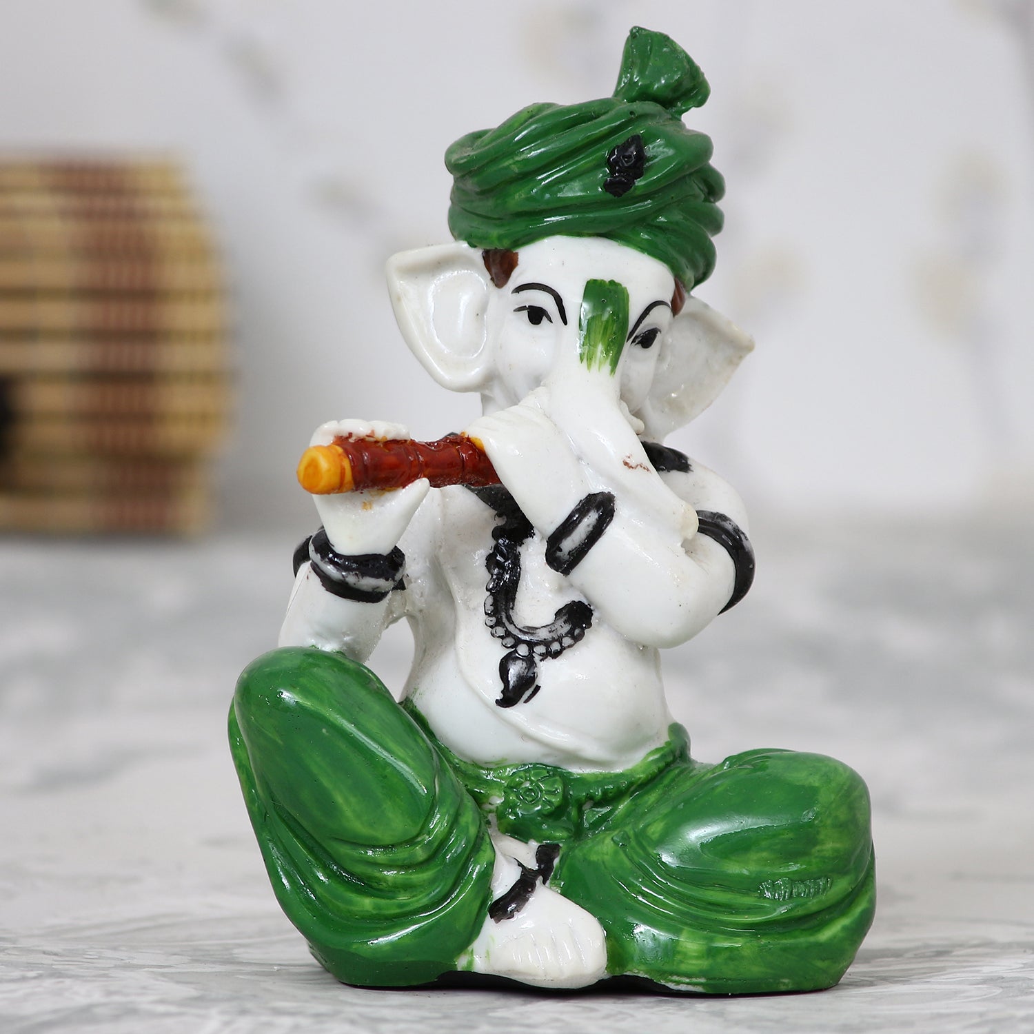 Lord Ganesha playing Flute Kafalo