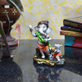 Lord Ganesha Flying Kites Polyresin God Idol Kafalo