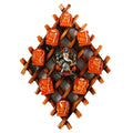 Wood And Polyresin Shree Ashtavinayak Lord Ganesha Wall Hanging Kafalo