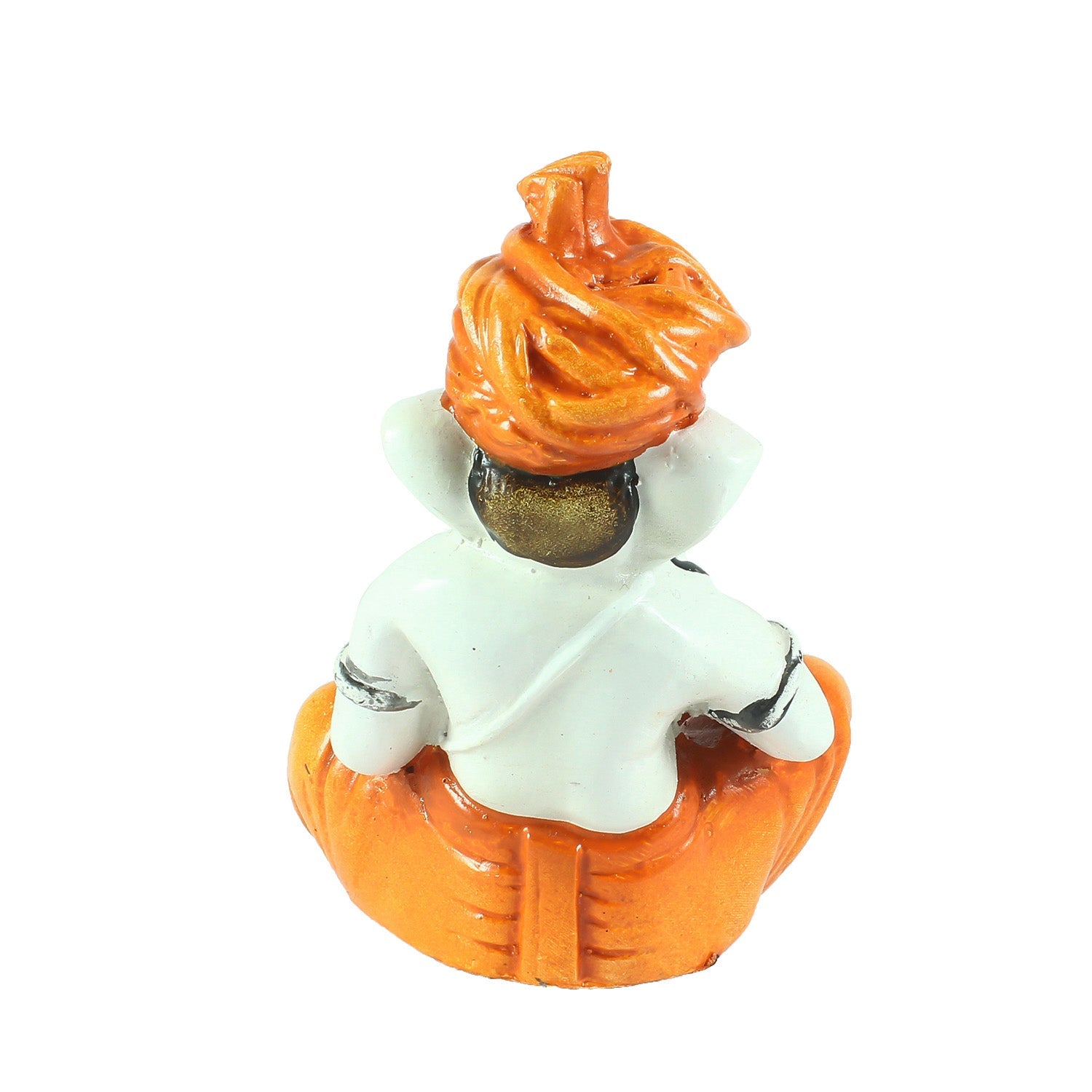 Lord Ganesha Idol Playing Kartal Musical Instrument Kafalo