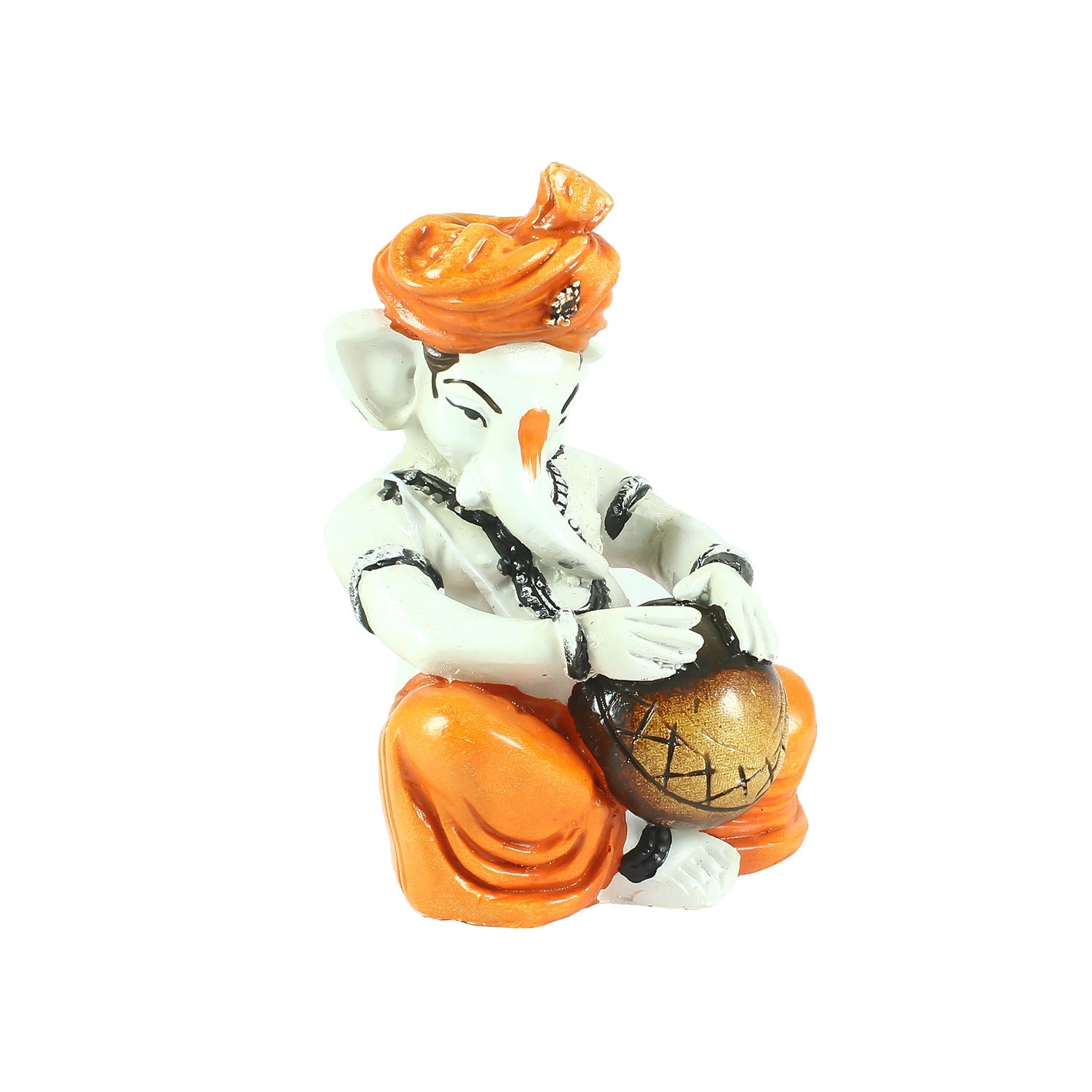 Lord Ganesha Playing Tabla Decorative Showpiece Kafalo