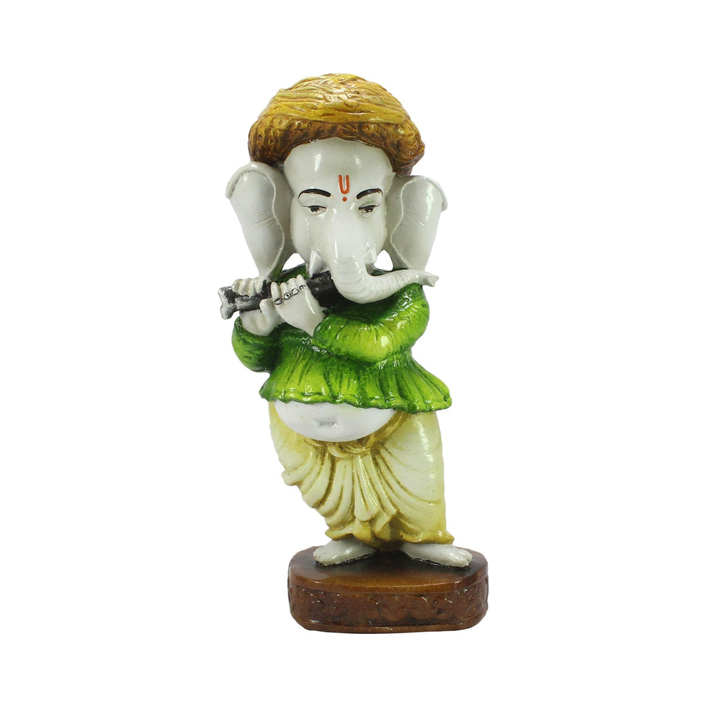 Lord Ganesha playing instrument Decorative Showpiece Kafalo
