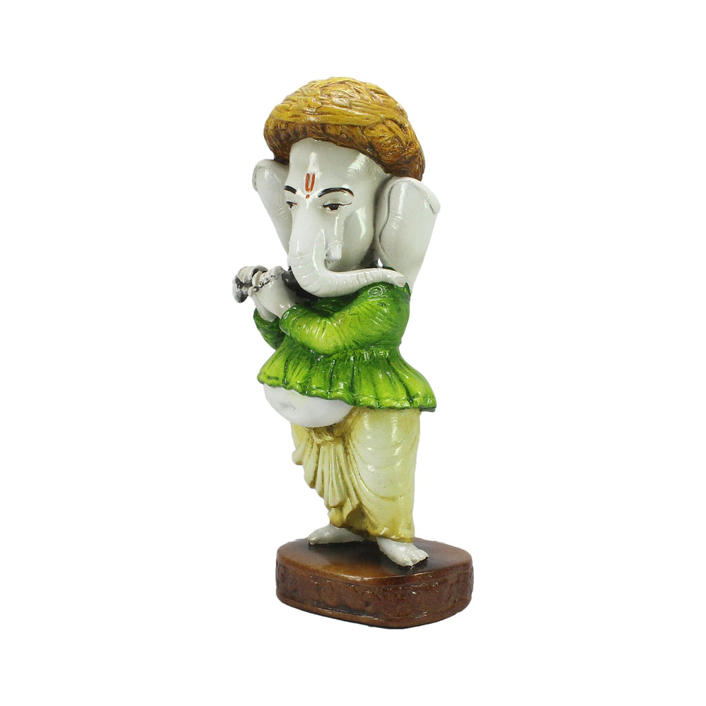 Lord Ganesha playing instrument Decorative Showpiece Kafalo