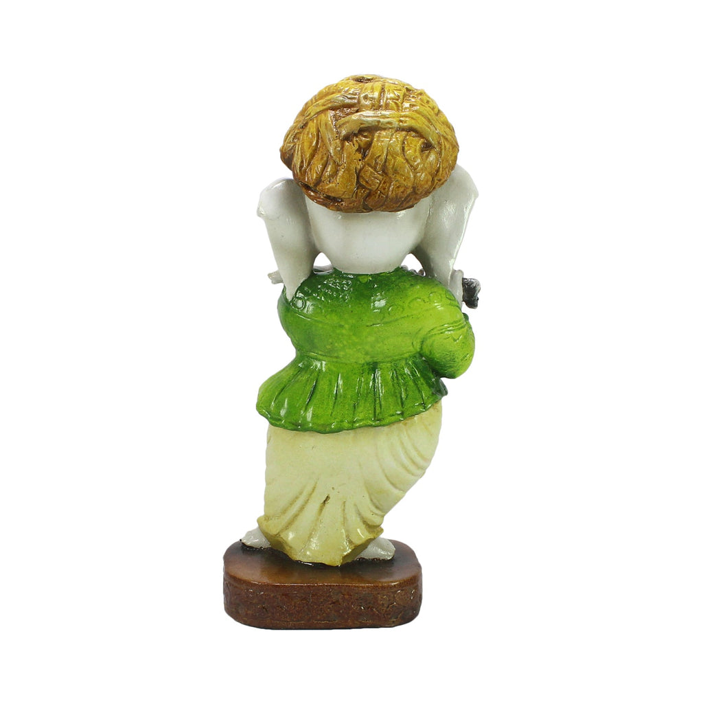 Lord Ganesha playing instrument Decorative Showpiece Kafalo