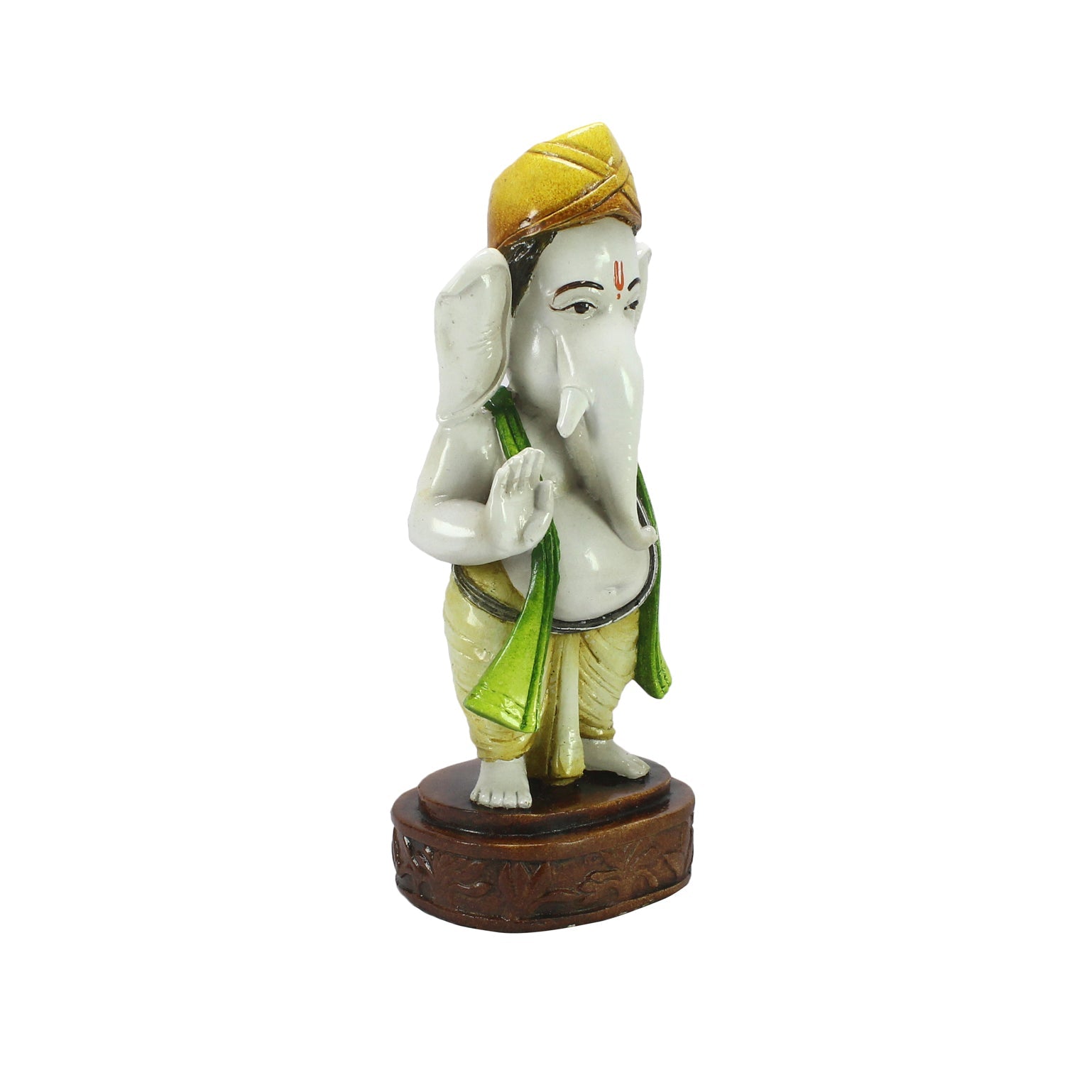 Blessing Lord Ganesha Statue Decorative Showpiece Kafalo