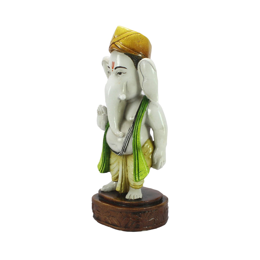 Blessing Lord Ganesha Statue Decorative Showpiece Kafalo