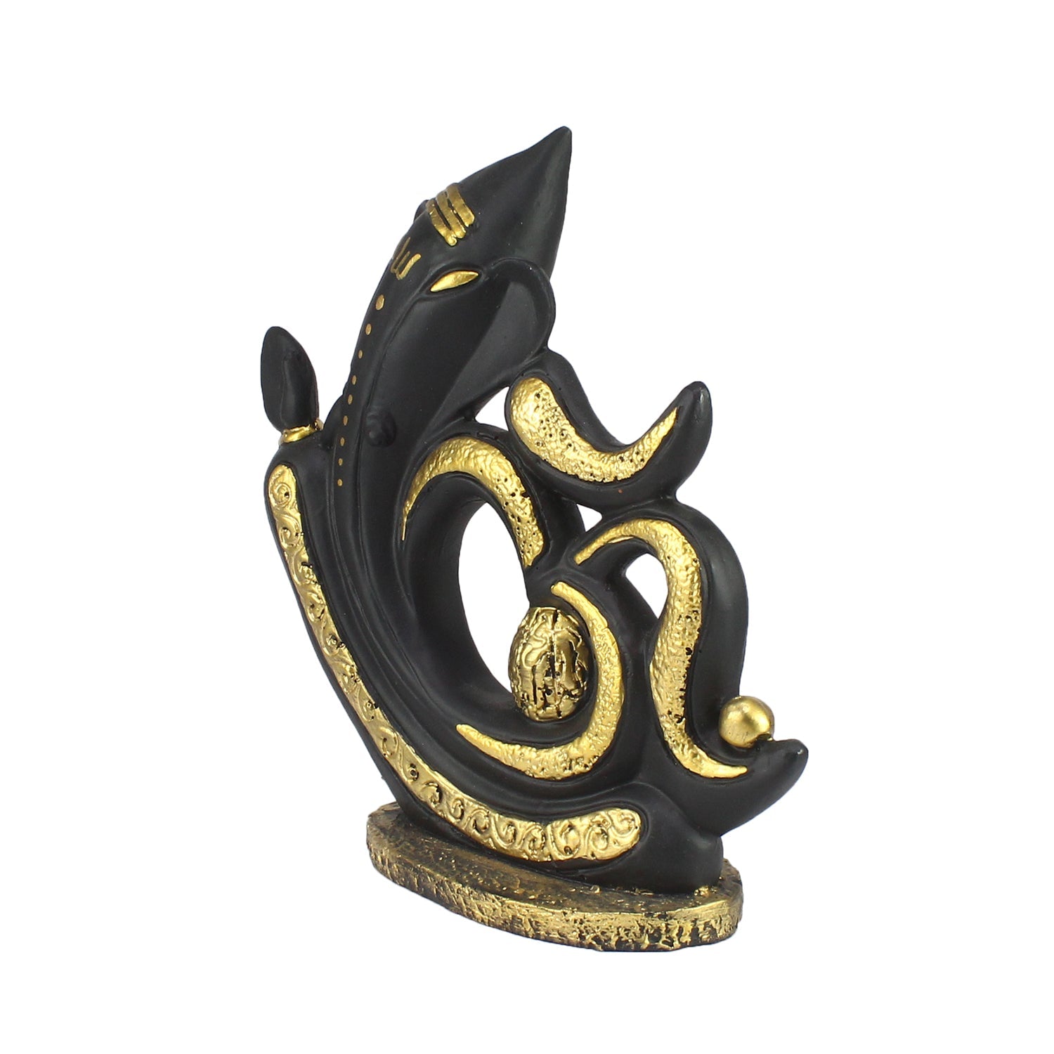 Decorative Om Symbol Lord Ganesha Statue God Idol For Home Kafalo