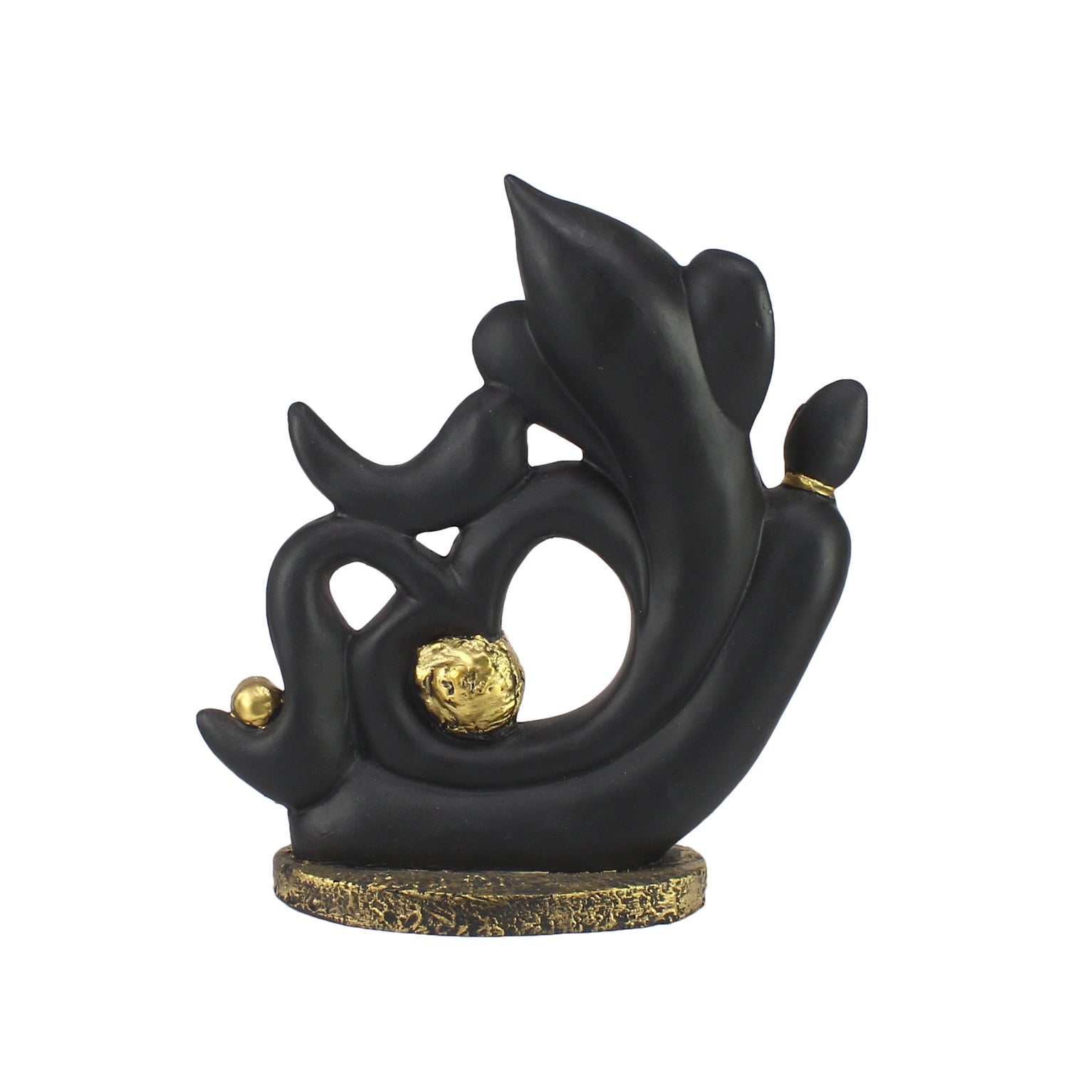 Decorative Om Symbol Lord Ganesha Statue God Idol For Home Kafalo