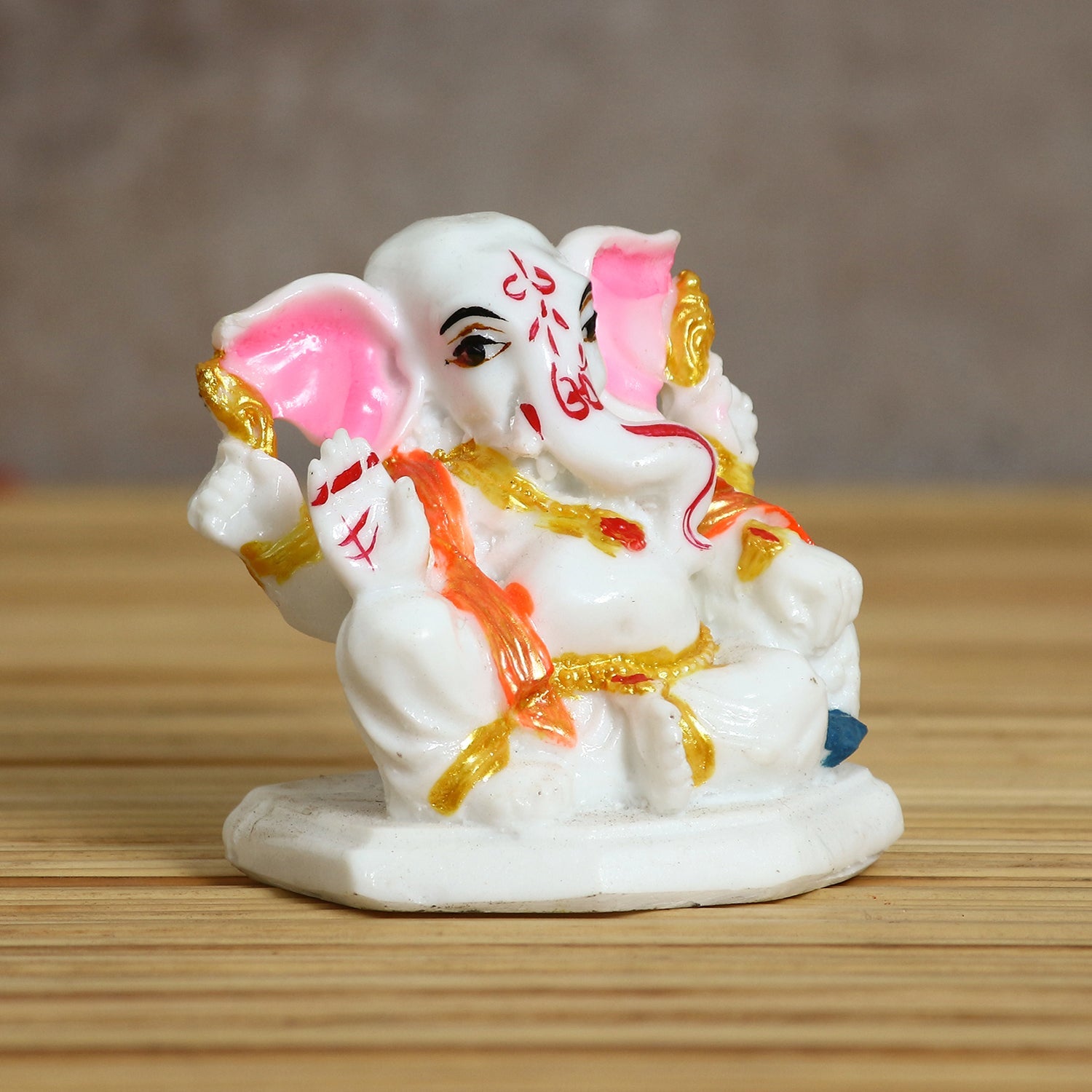 Decorative Lord Ganesha Idol for Car Dashboard, Home Temple and Office Desks Kafalo