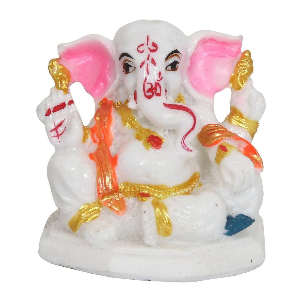 Decorative Lord Ganesha Idol for Car Dashboard, Home Temple and Office Desks Kafalo