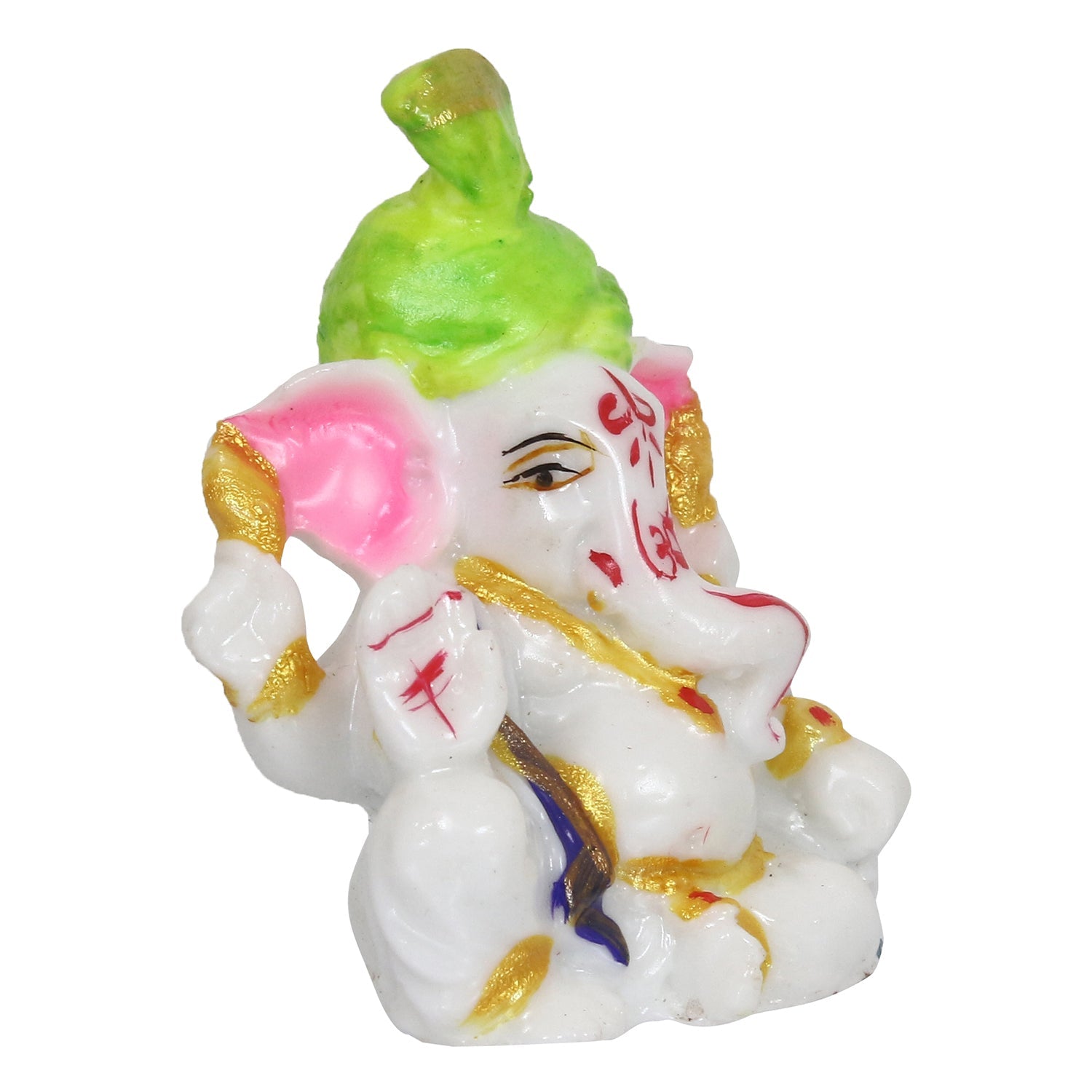 Decorative Lord Ganesha Idol For Car Dashboard, Home Temple, And Office Desks Kafalo