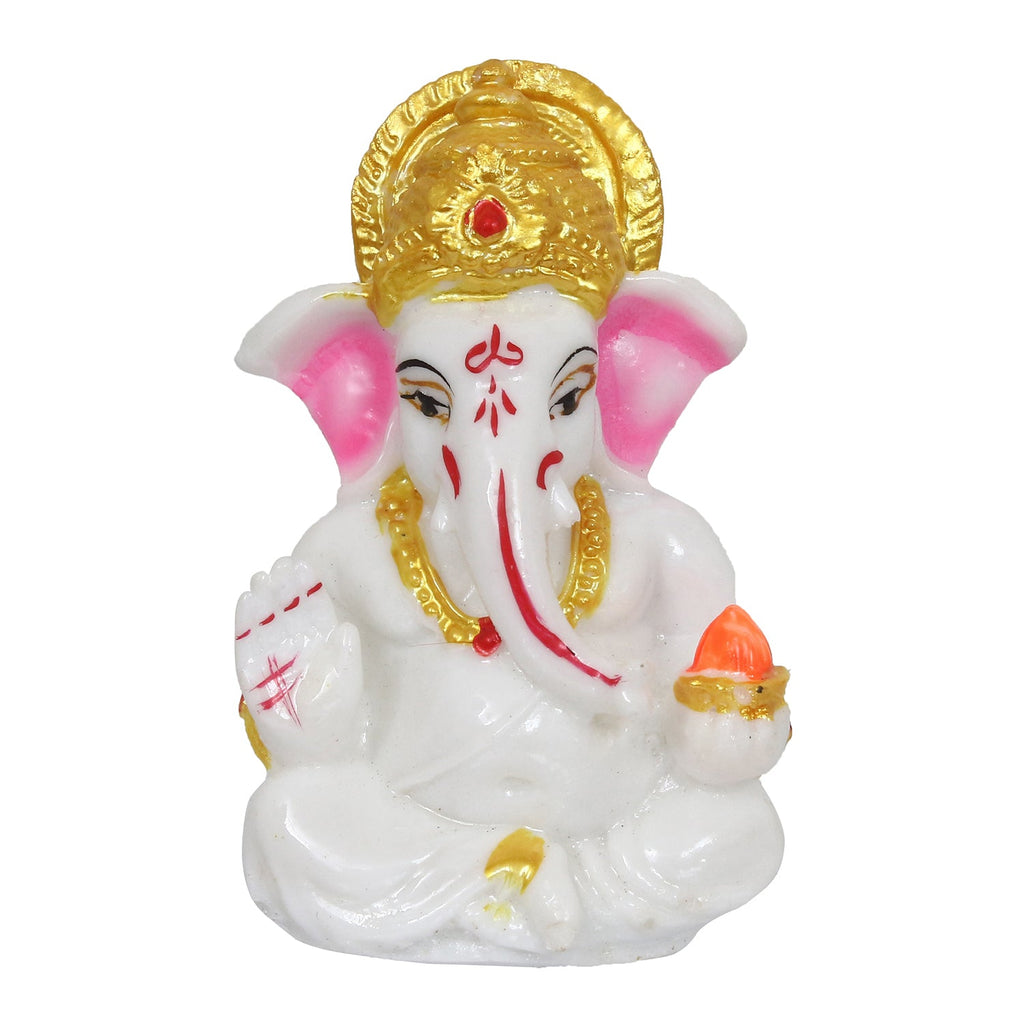 Decorative Lord Ganesha Idol for Car Dashboard, Home Temple and Office Desks Kafalo