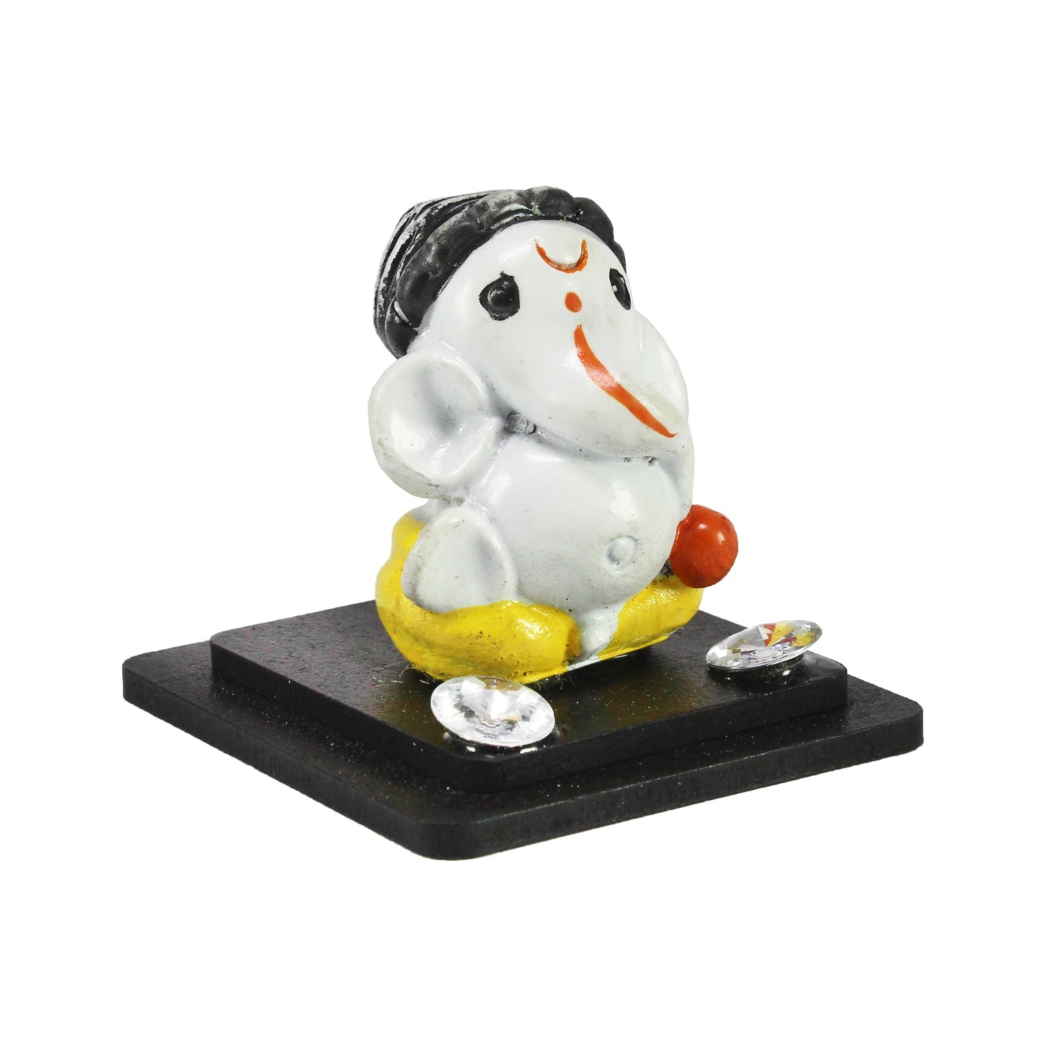 Decorative Lord Ganesha Showpiece for Car Dashboard, Home Temple and Office Desks Kafalo