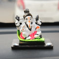Decorative Lord Ganesha Idol For Car Dashboard, Home Temple, And Office Desks Kafalo
