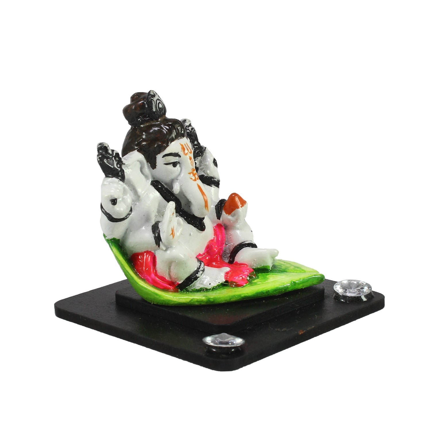 Decorative Lord Ganesha Idol For Car Dashboard, Home Temple, And Office Desks Kafalo