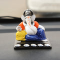 Decorative Lord Ganesha Idol For Car Dashboard, Home Temple, And Office Desks Kafalo