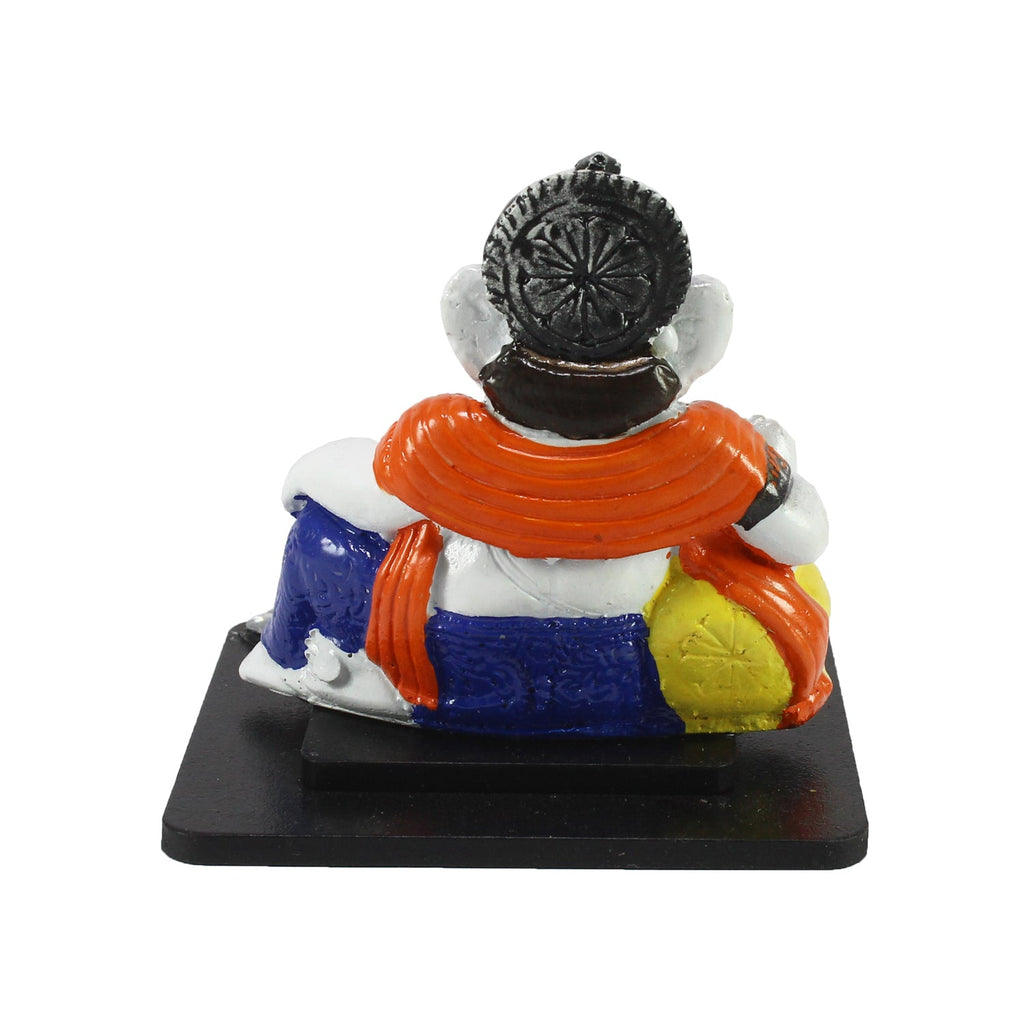 Decorative Lord Ganesha Idol For Car Dashboard, Home Temple, And Office Desks Kafalo