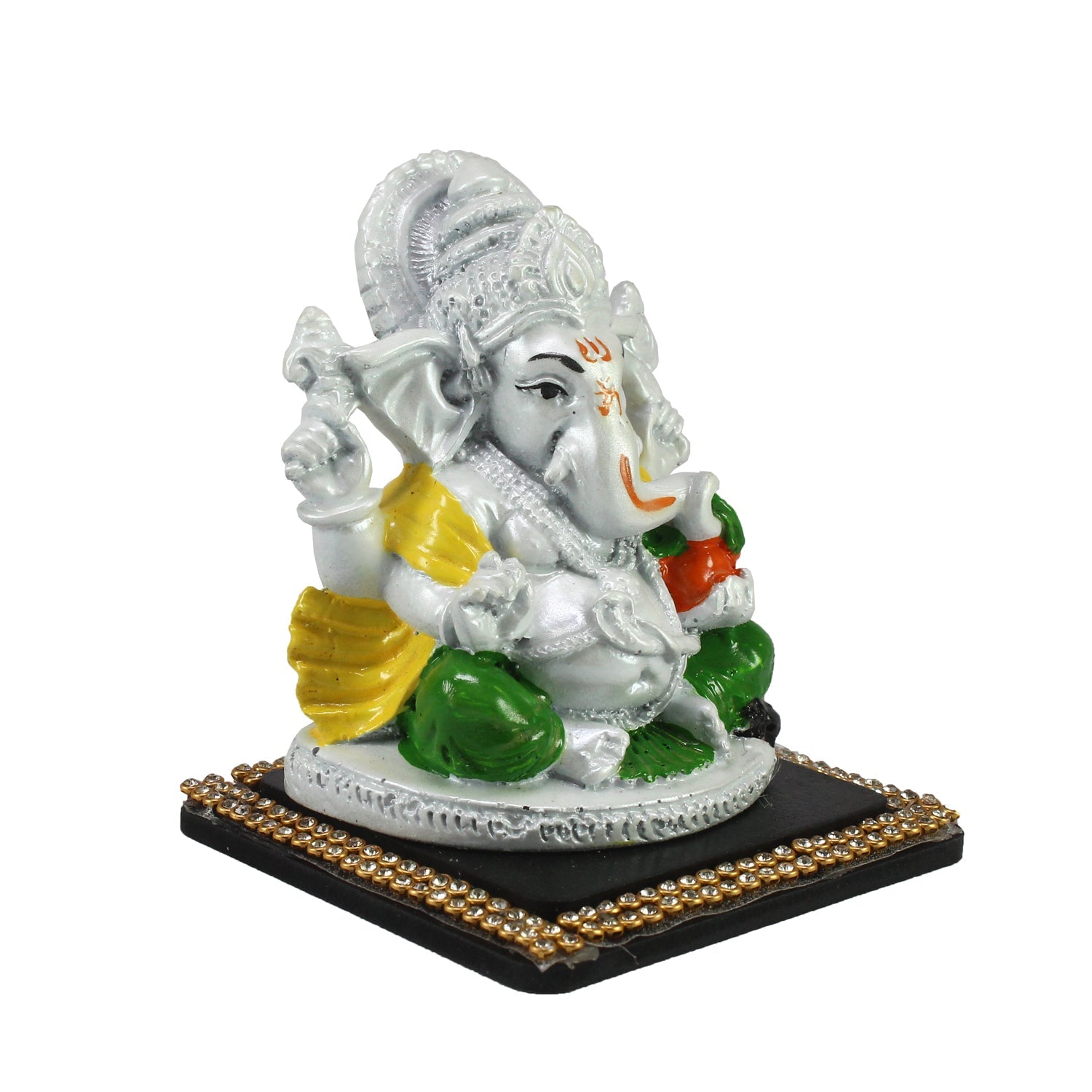 Decorative Lord Ganesha Showpiece for Car Dashboard, Home Temple and Office Desks Kafalo