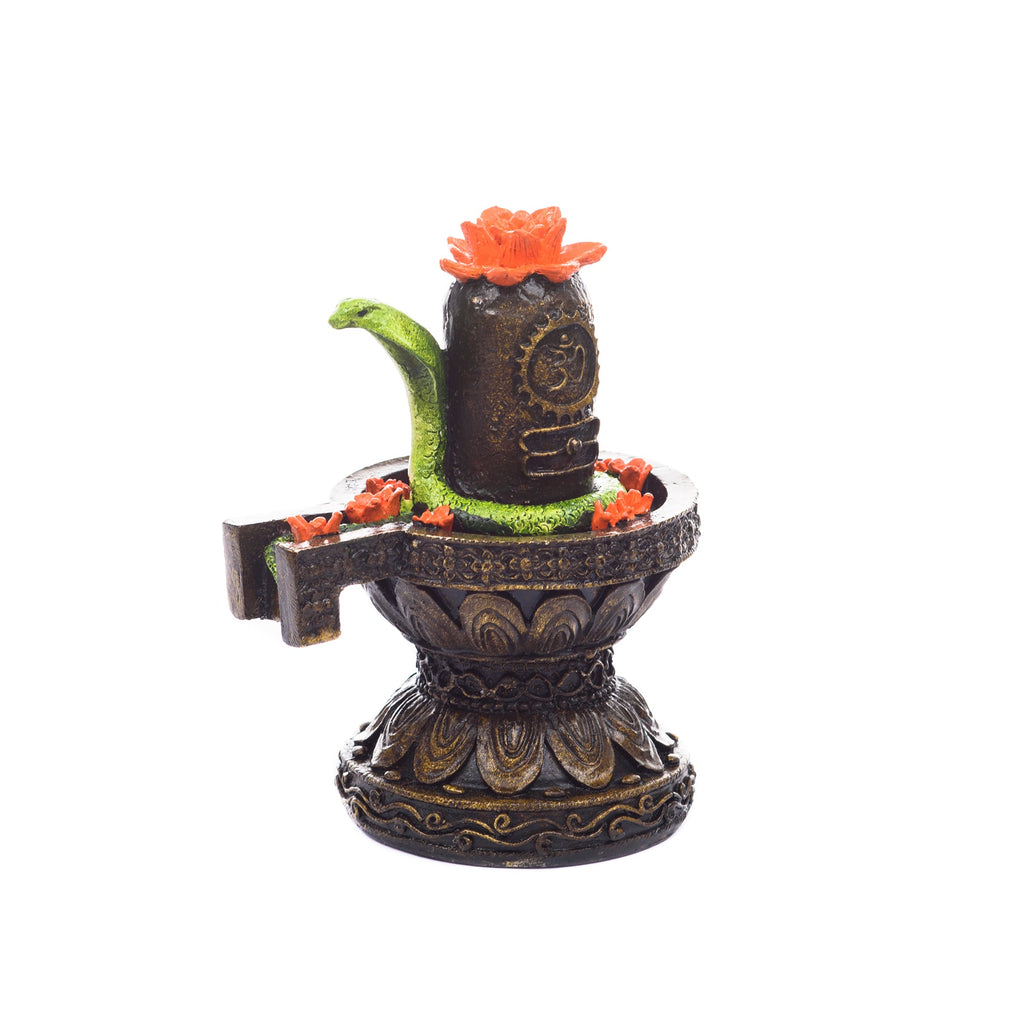 Polyresin Shiva Shivling Murti Religious Idol Kafalo