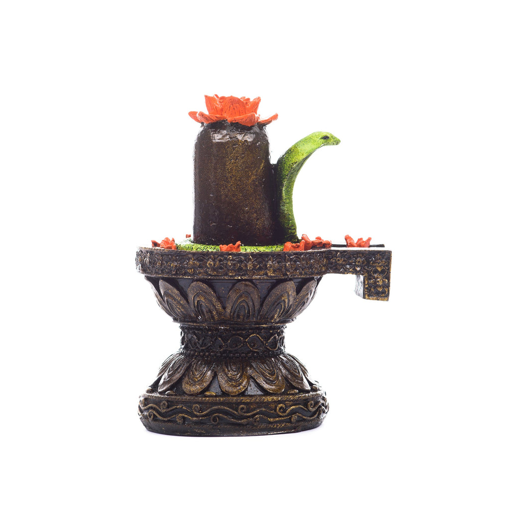 Polyresin Shiva Shivling Murti Religious Idol Kafalo