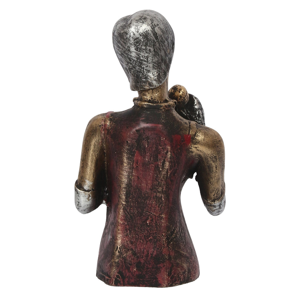 Polyresin Singing Women Statue Handcrafted Human Figurine Decorative Showpiece Kafalo