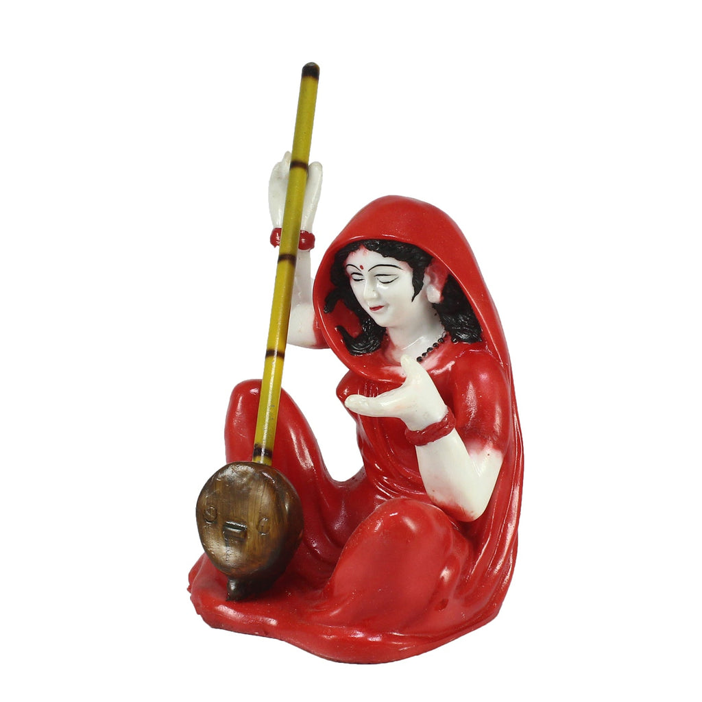 Meerabai playing Musical Instrument Showpiece Kafalo