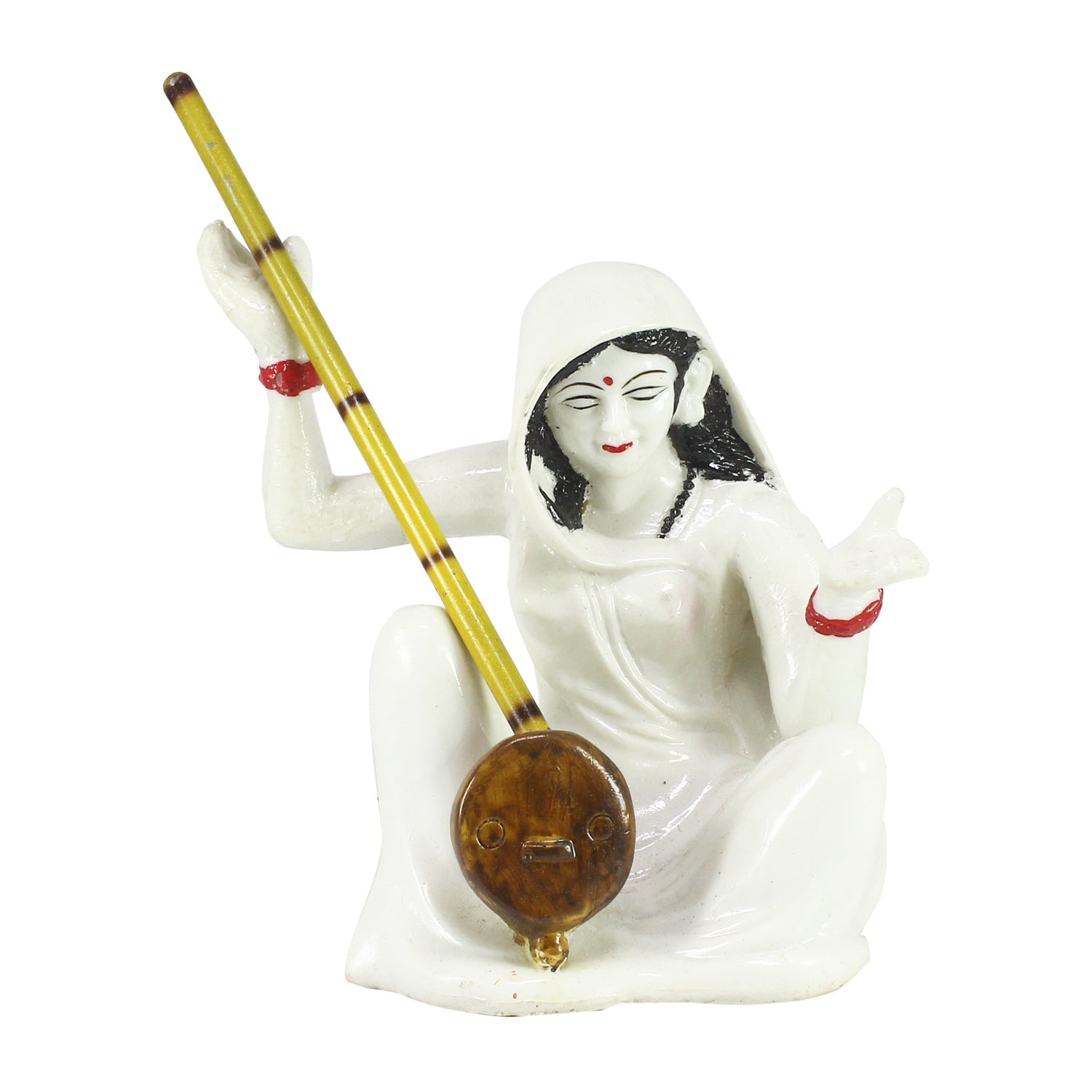 Meerabai playing Musical Instrument Showpiece Kafalo