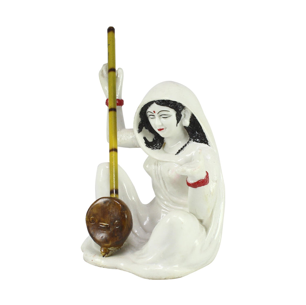 Meerabai playing Musical Instrument Showpiece Kafalo