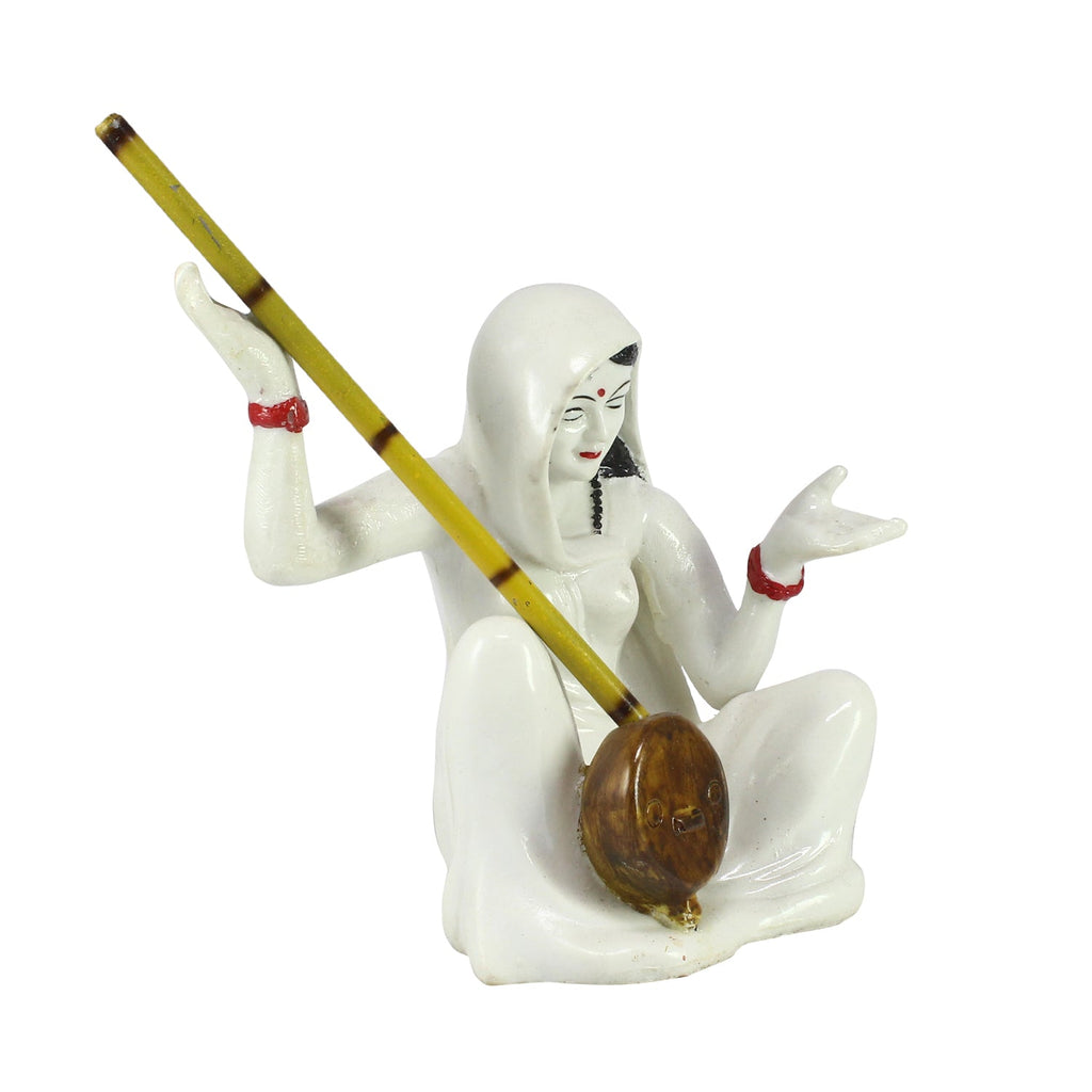 Meerabai playing Musical Instrument Showpiece Kafalo