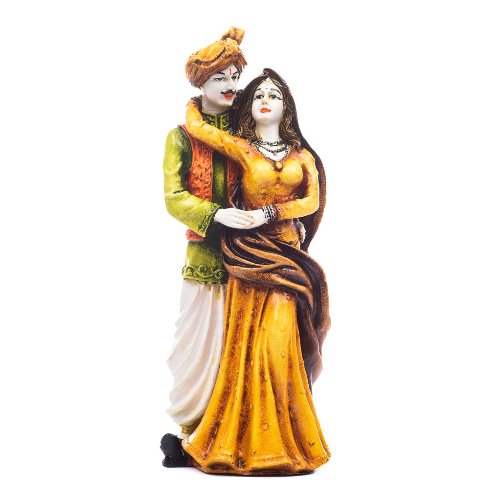 Handicraft Showpiece Home Decor Rajasthani Man and Women Statue Decorative Gift Kafalo