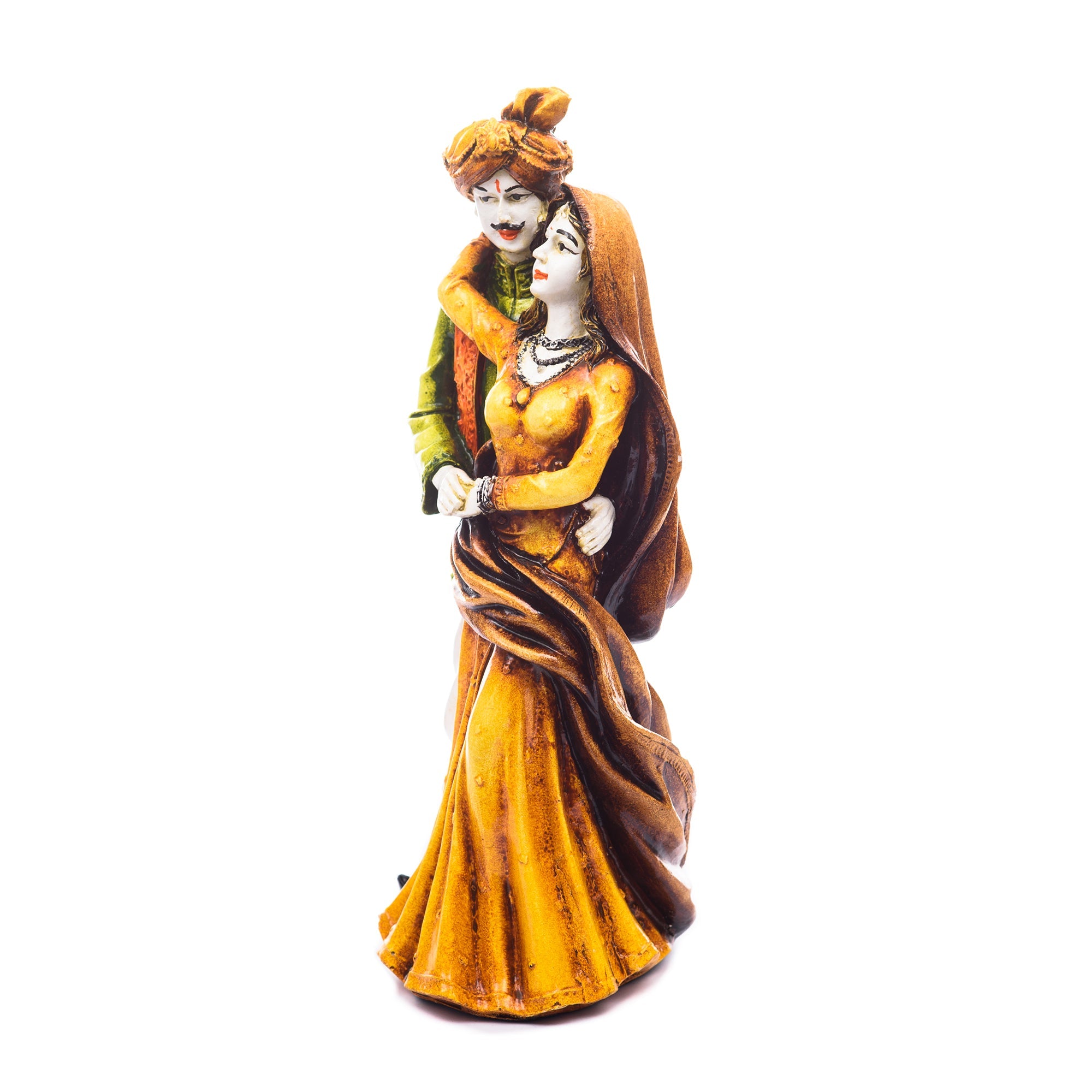 Handicraft Showpiece Home Decor Rajasthani Man and Women Statue Decorative Gift Kafalo