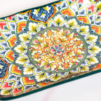 Mandala Melange Long Platter Dish Green Nestasia