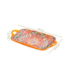 Mandala Melange Long Platter Dish Orange Nestasia