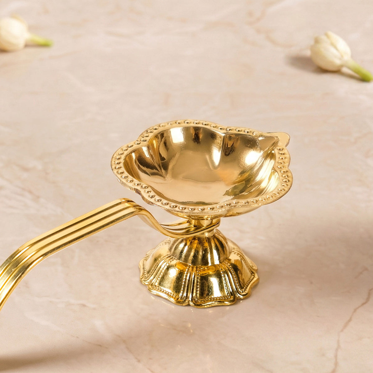 Mangal Aarti Pure Brass Diya In Gift Box Nestasia