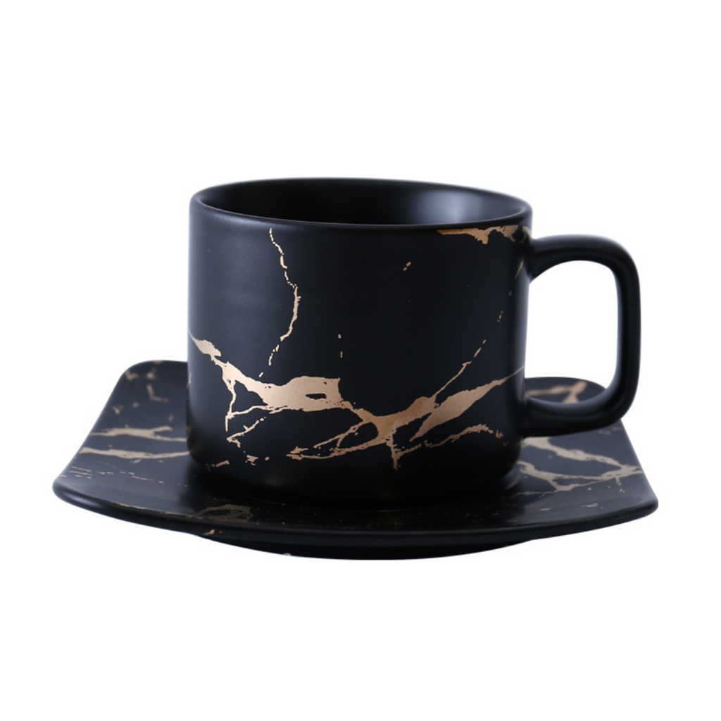 Marble Tea Cup and Saucer Nestasia