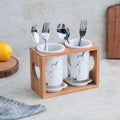 Marble Cutlery Holder Nestasia