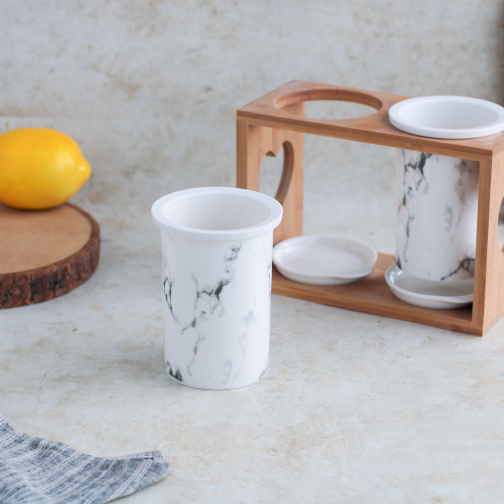 Marble Cutlery Holder Nestasia