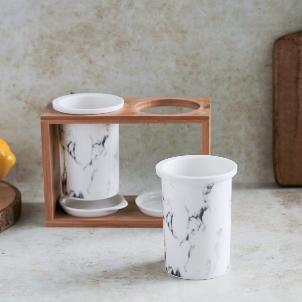 Marble Cutlery Holder Nestasia