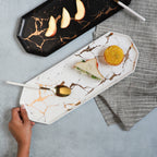 Marble Hexagon Platter Nestasia