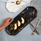 Marble Hexagon Platter Nestasia