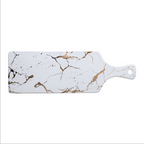 Marble Serving Platter White Nestasia