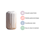 Marbled Chic Ceramic Vase Nestasia