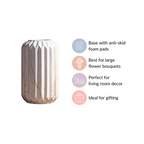 Marbled Chic Ceramic Vase Nestasia