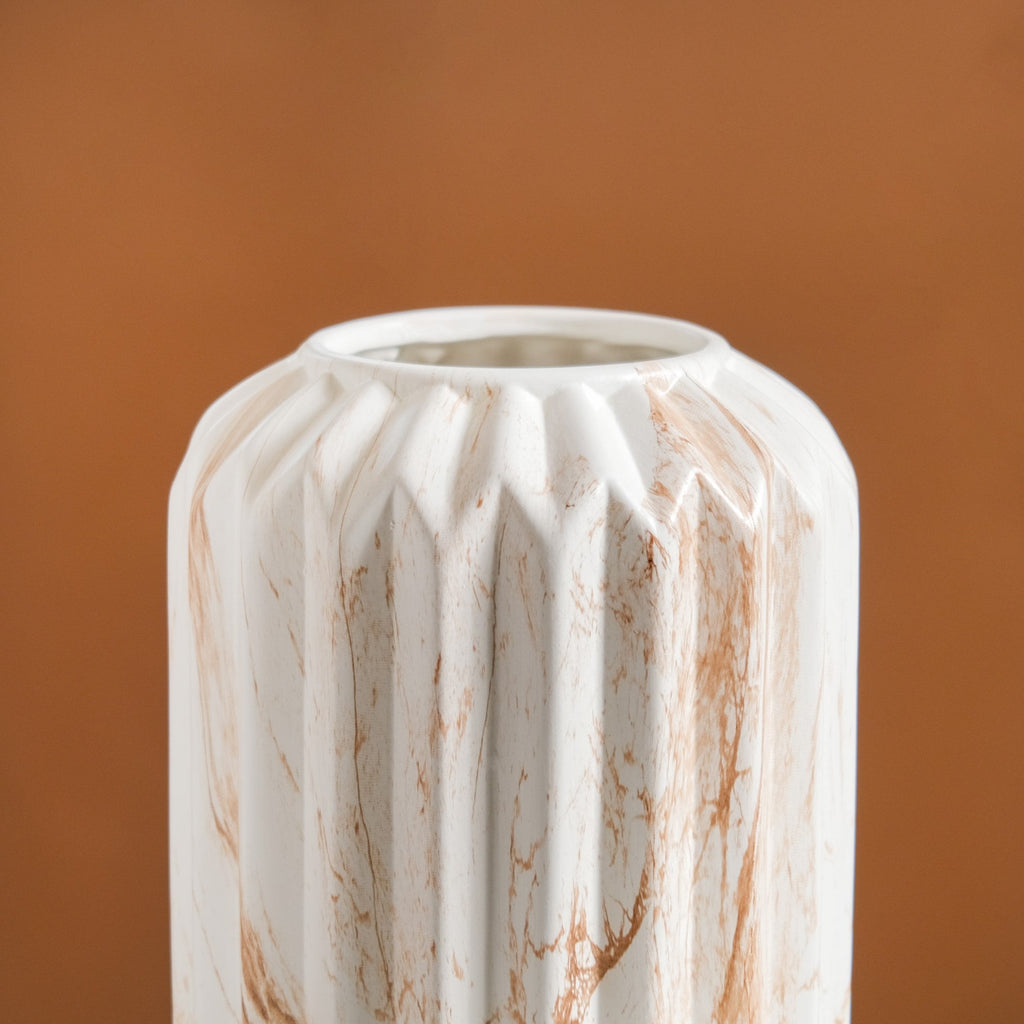 Marbled Chic Ceramic Vase Nestasia