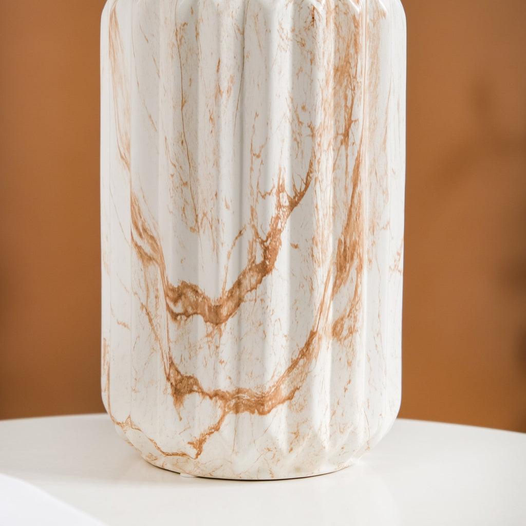 Marbled Chic Ceramic Vase Nestasia