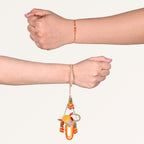 Marigold Grace Rakhi And Lumba Set Nestasia