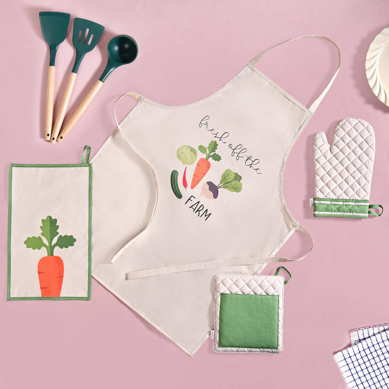 Masterchef Gift Hamper Box With Spatula Apron Trivet Mitten And Hand Towel Nestasia
