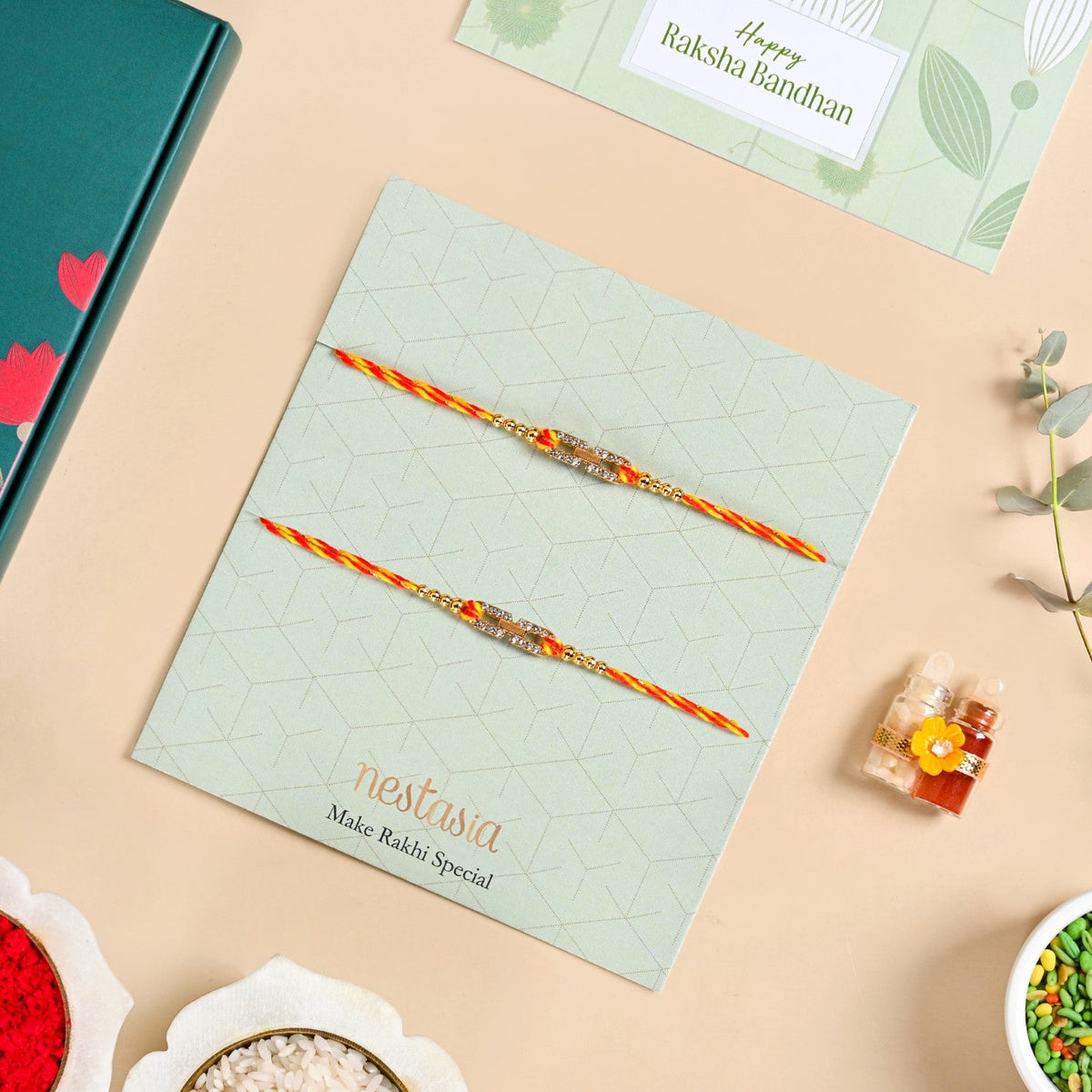 Mauli Rakhi Brother Gift Set Nestasia